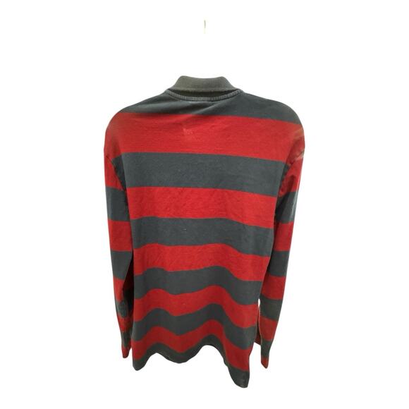 Louis Park 1984 Long Sleeve Red Blue Rugby Shirt Active Preppy Retro Academia - Picture 5 of 6